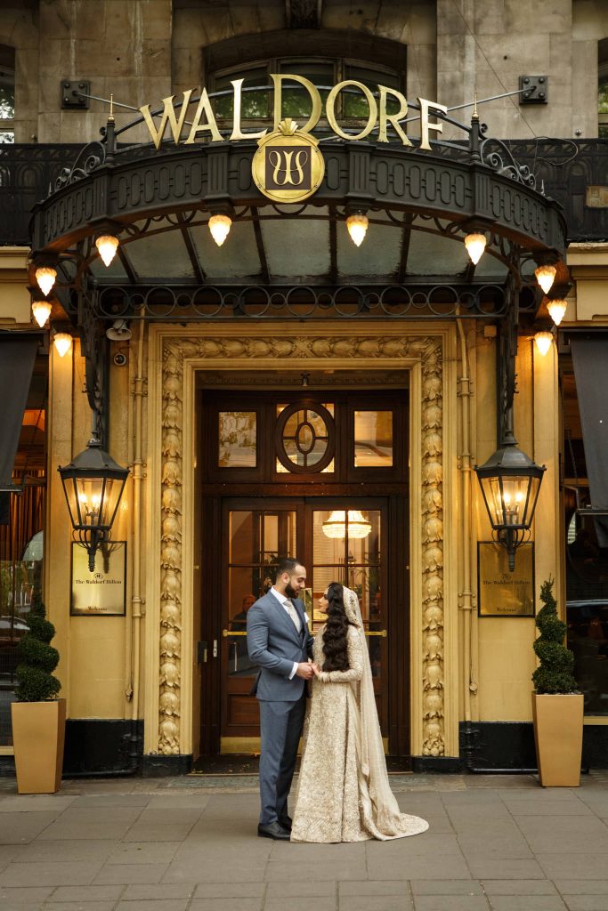 asian wedding photography at the waldorf london