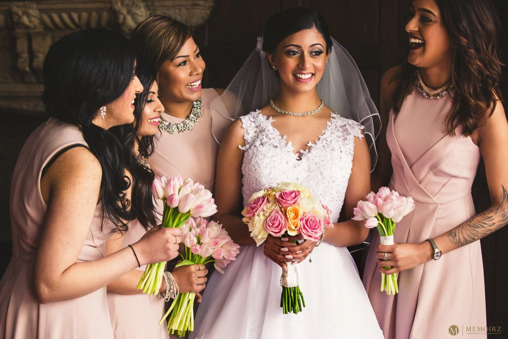 indian wedding bridesmaids